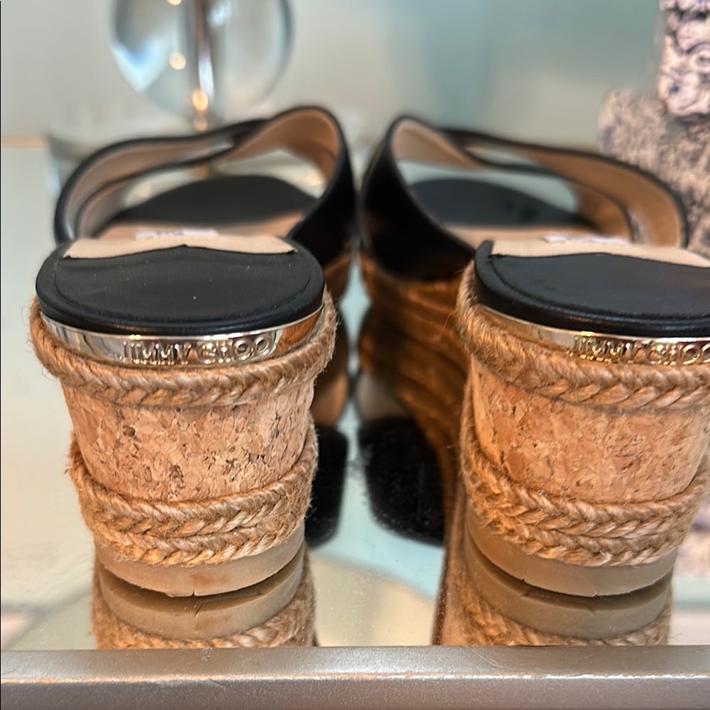 Jimmy Choo Black Espadrilles with Intricate Straps - Picture 11 of 13